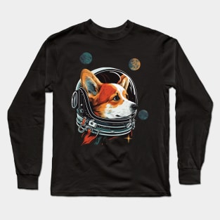 space corgi Long Sleeve T-Shirt